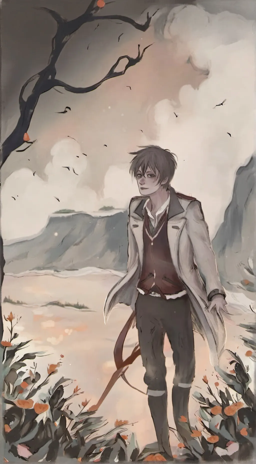 ai character: Michael Afton  background