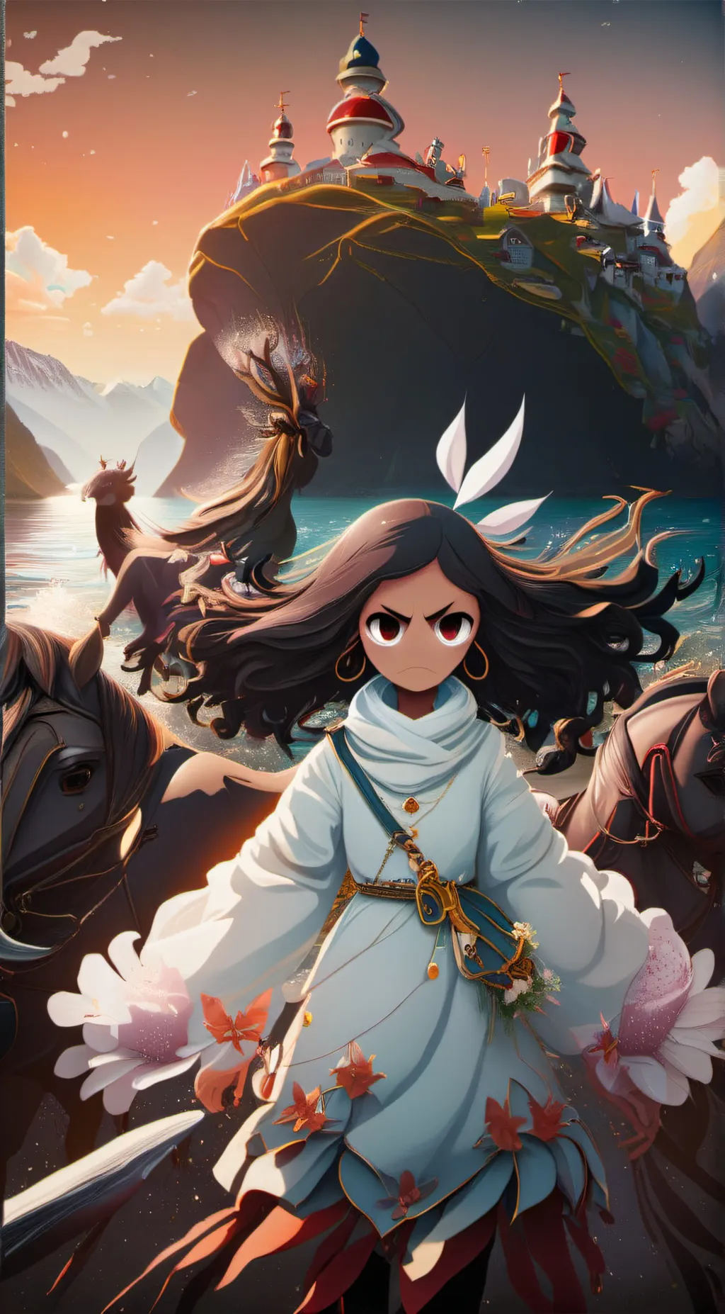 ai character: Ashy background