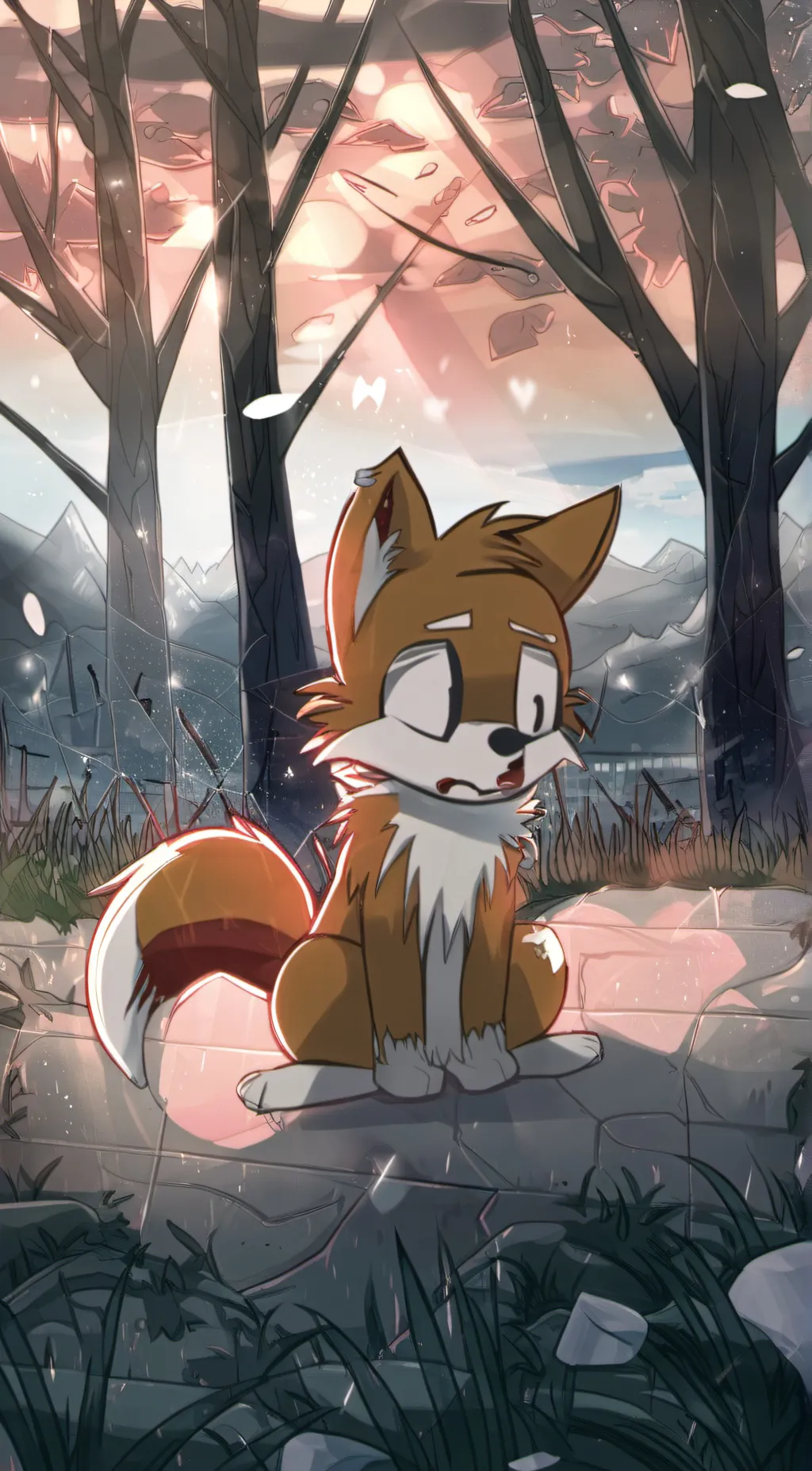 ai character: Tails(remake) background