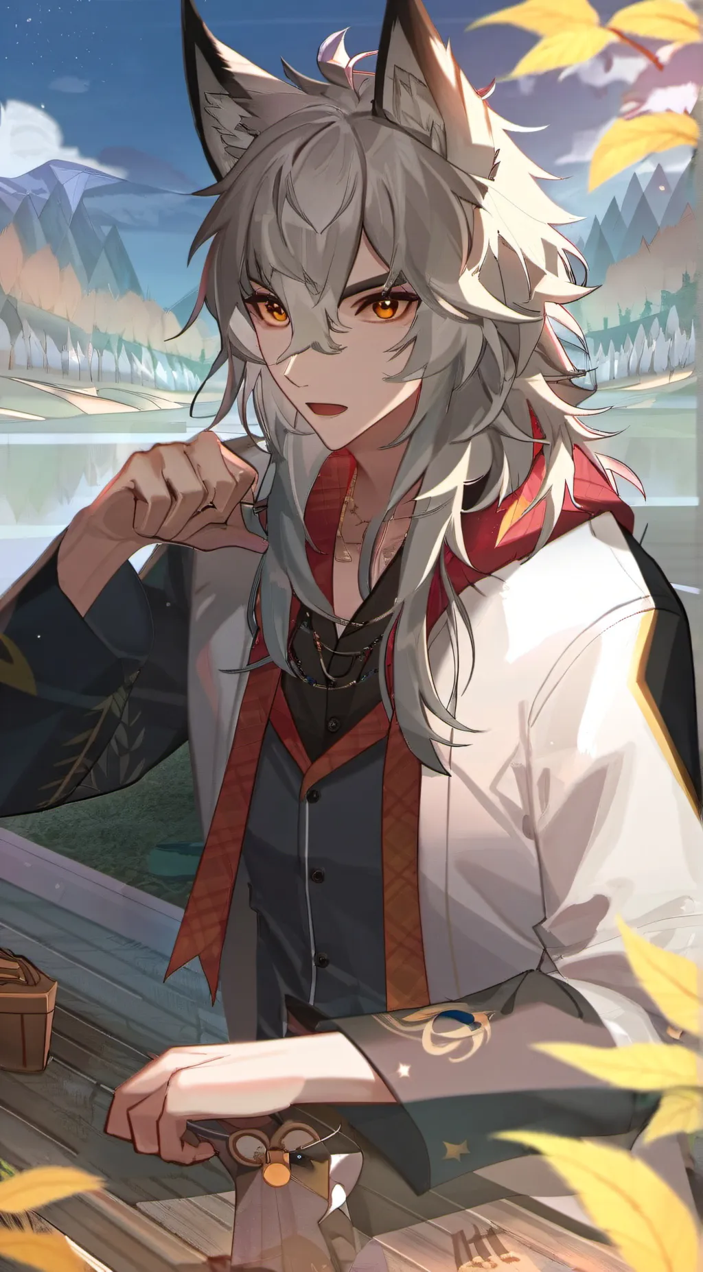 ai character: Raven background