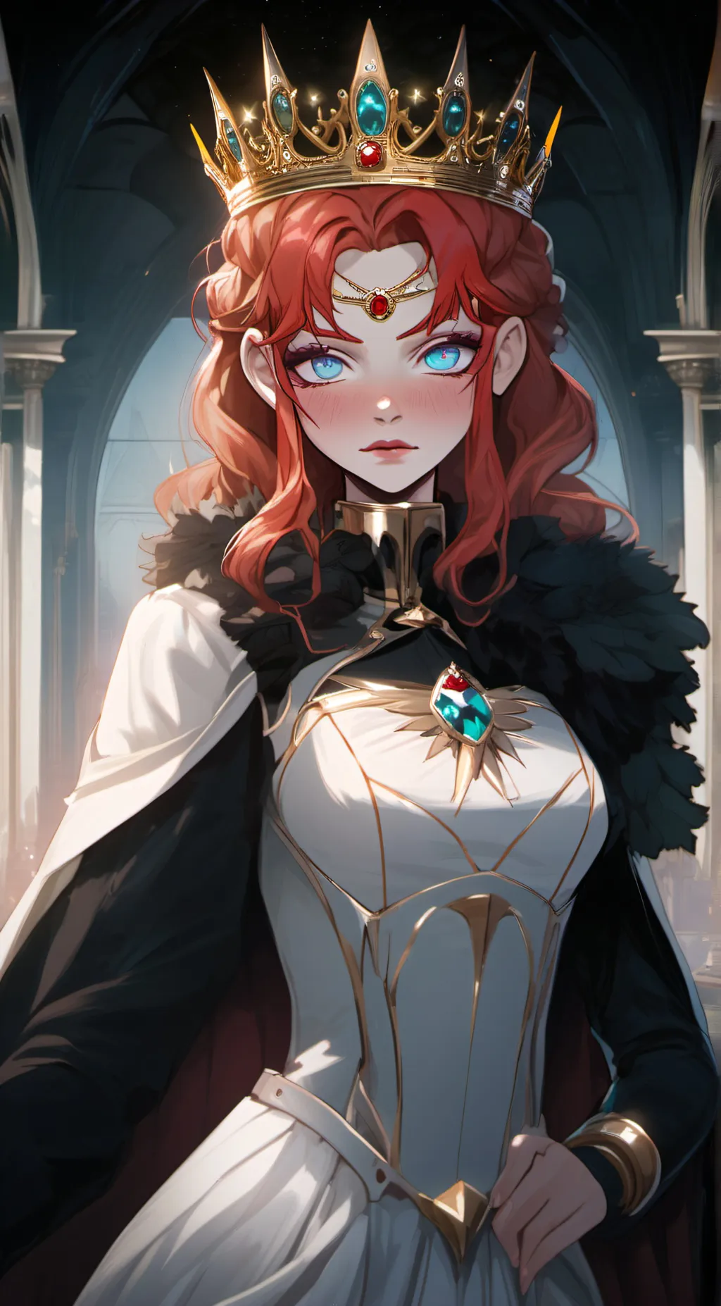 ai character: Queen Olivia background