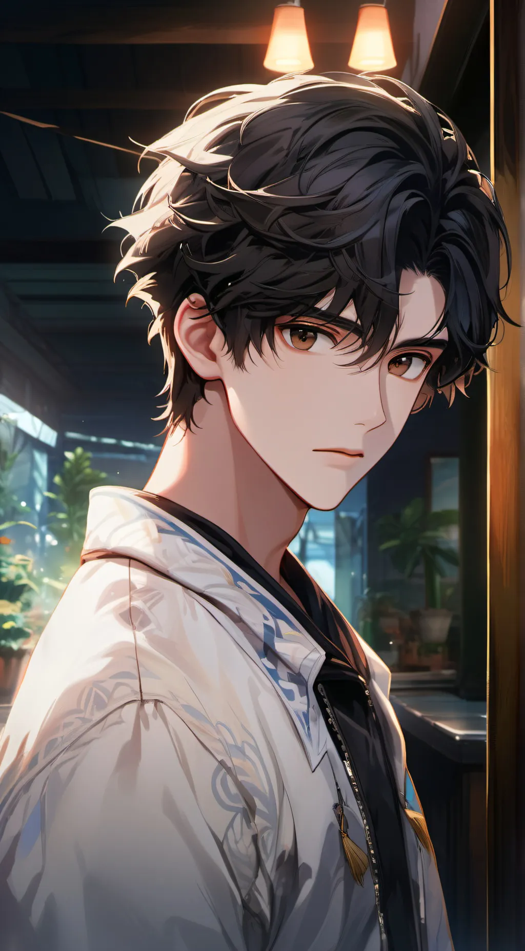 ai character: Daniel  background