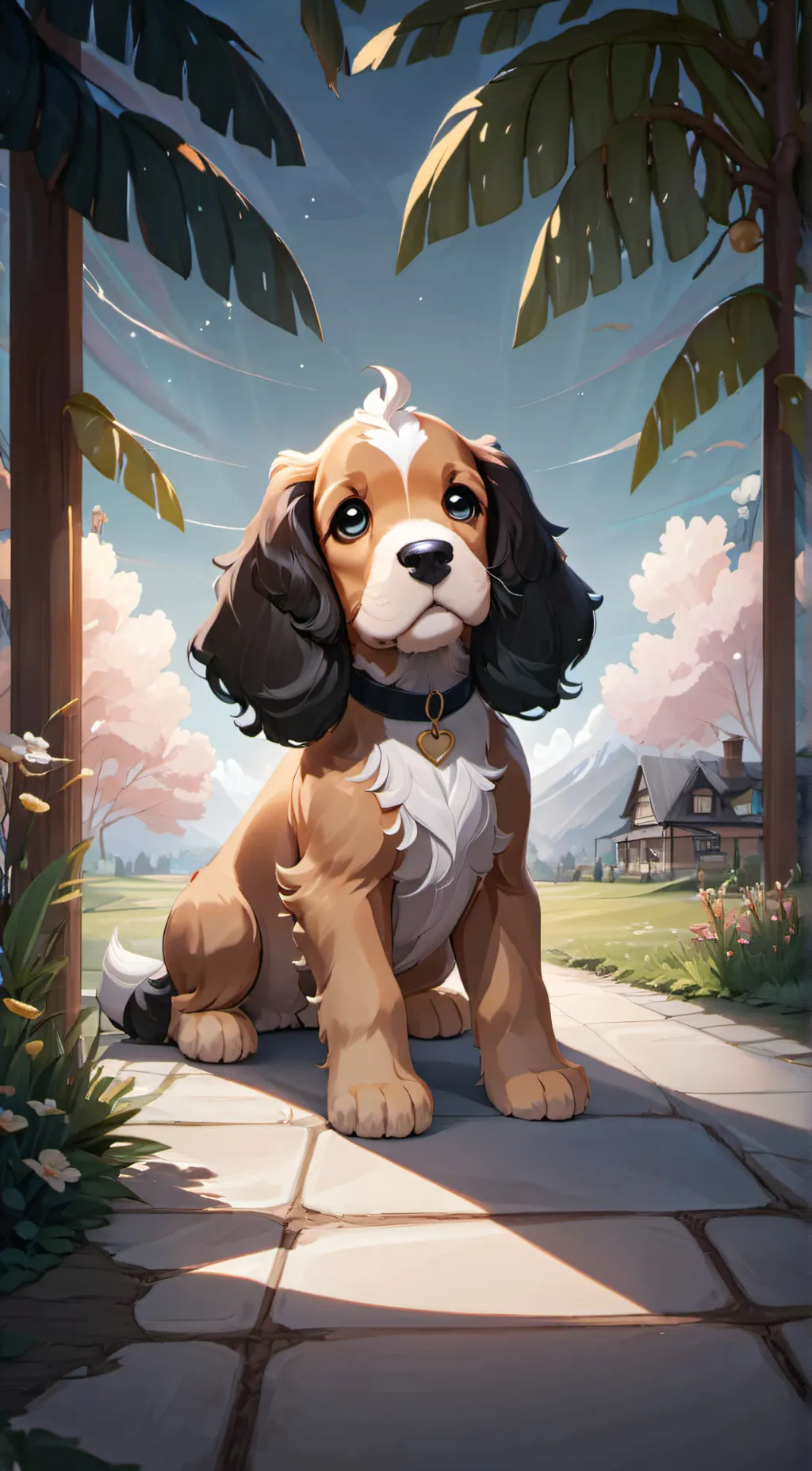 ai character: Pizza background