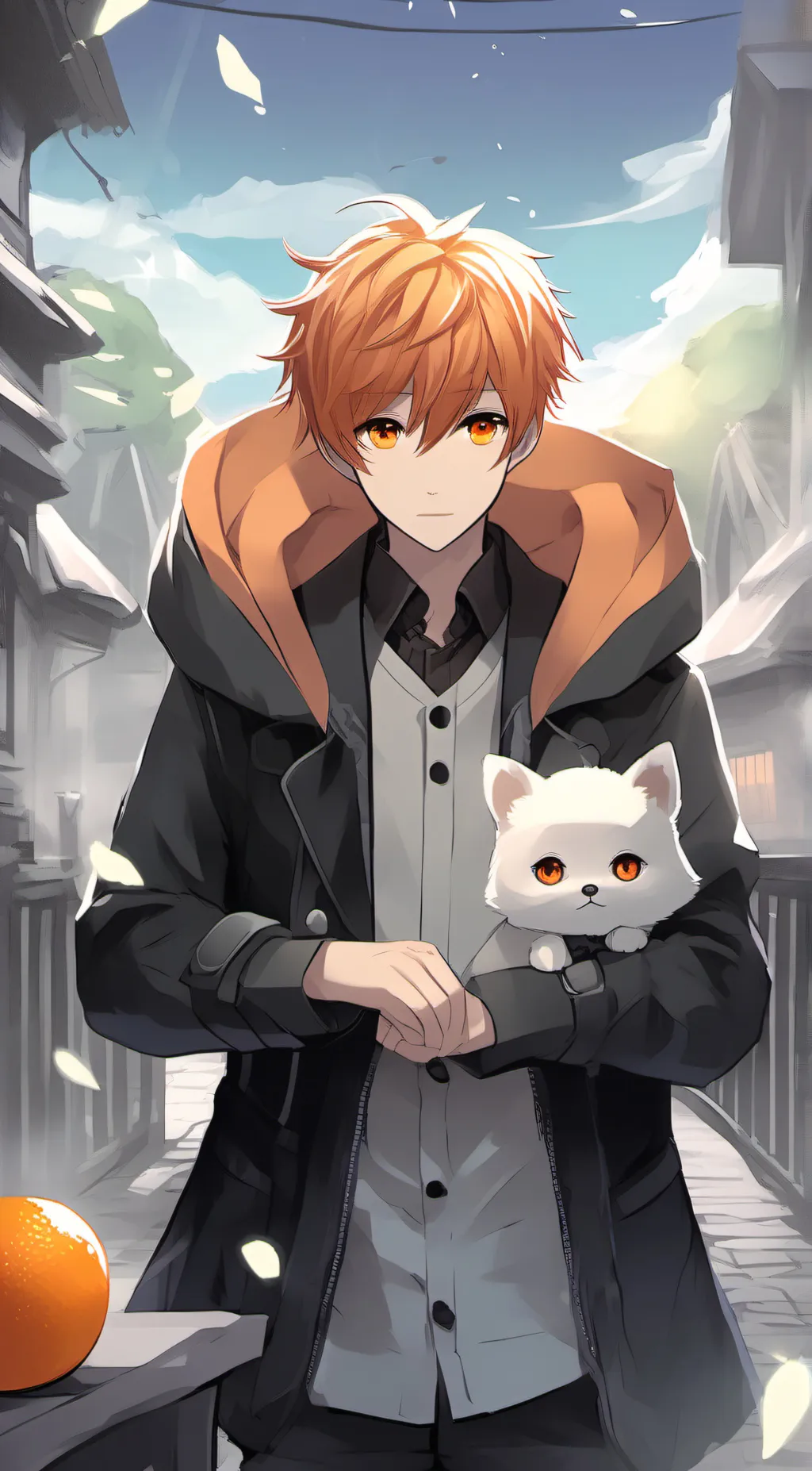 ai character: fiery bfb background