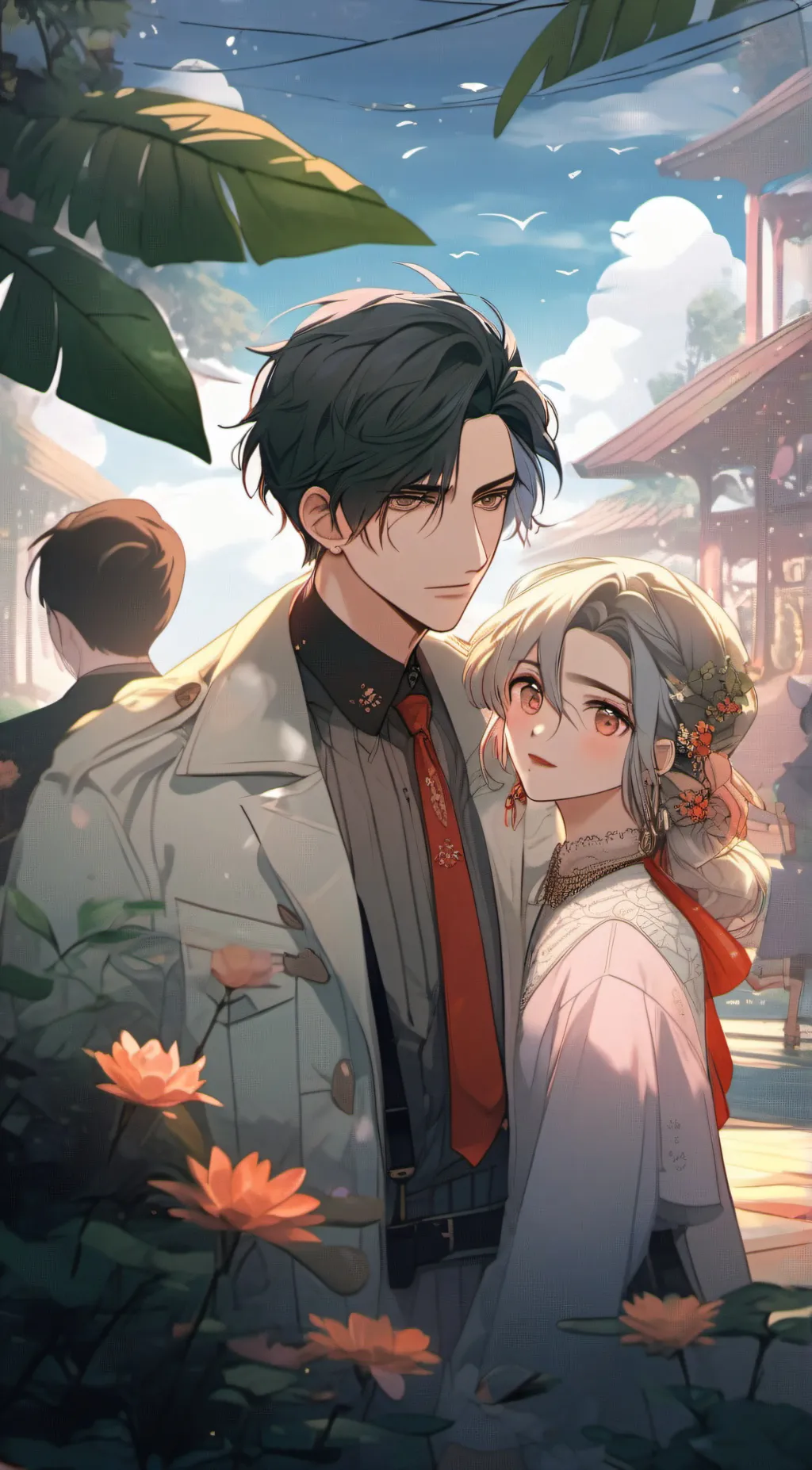 ai character: Lily Awad  background