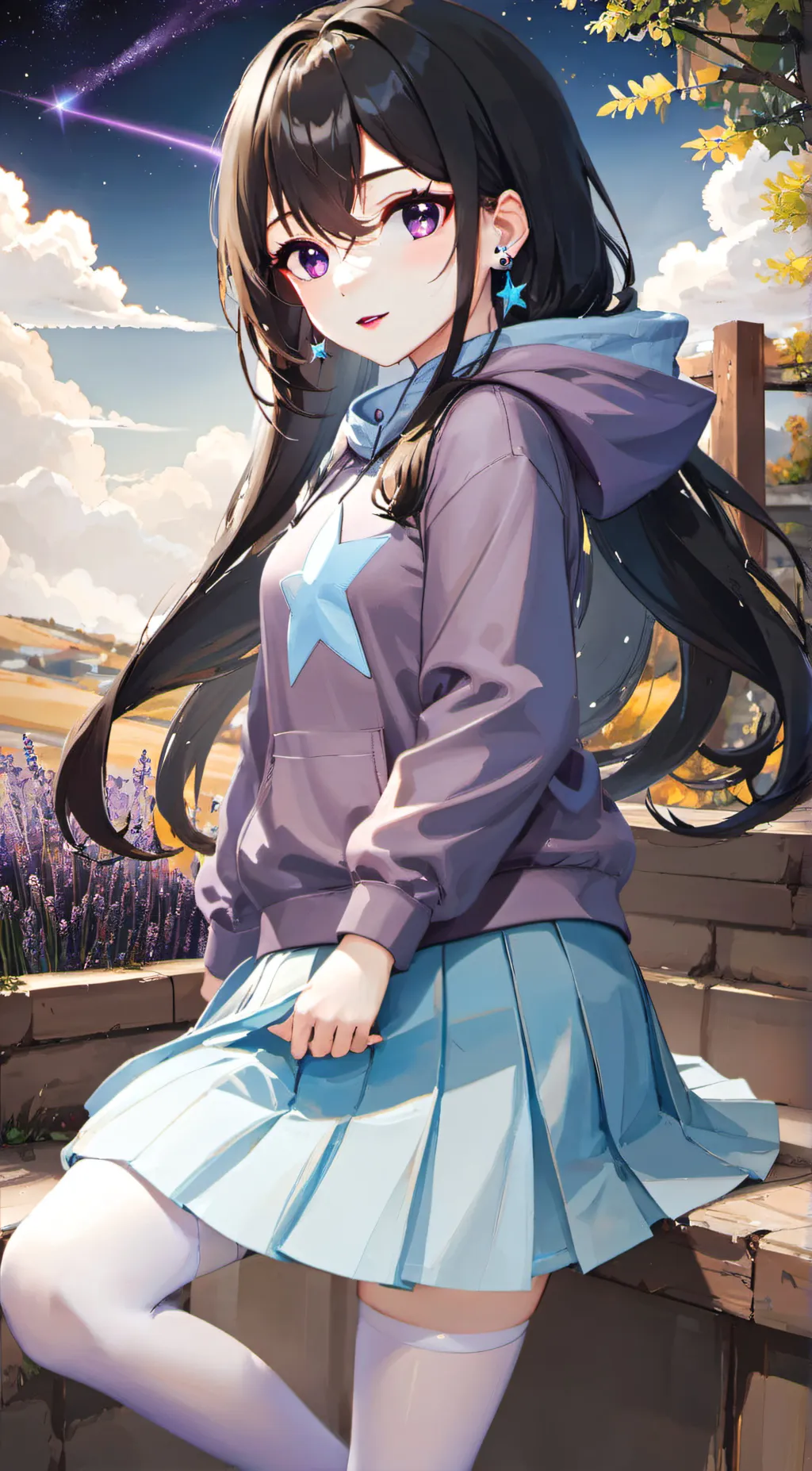 ai character: Sky background