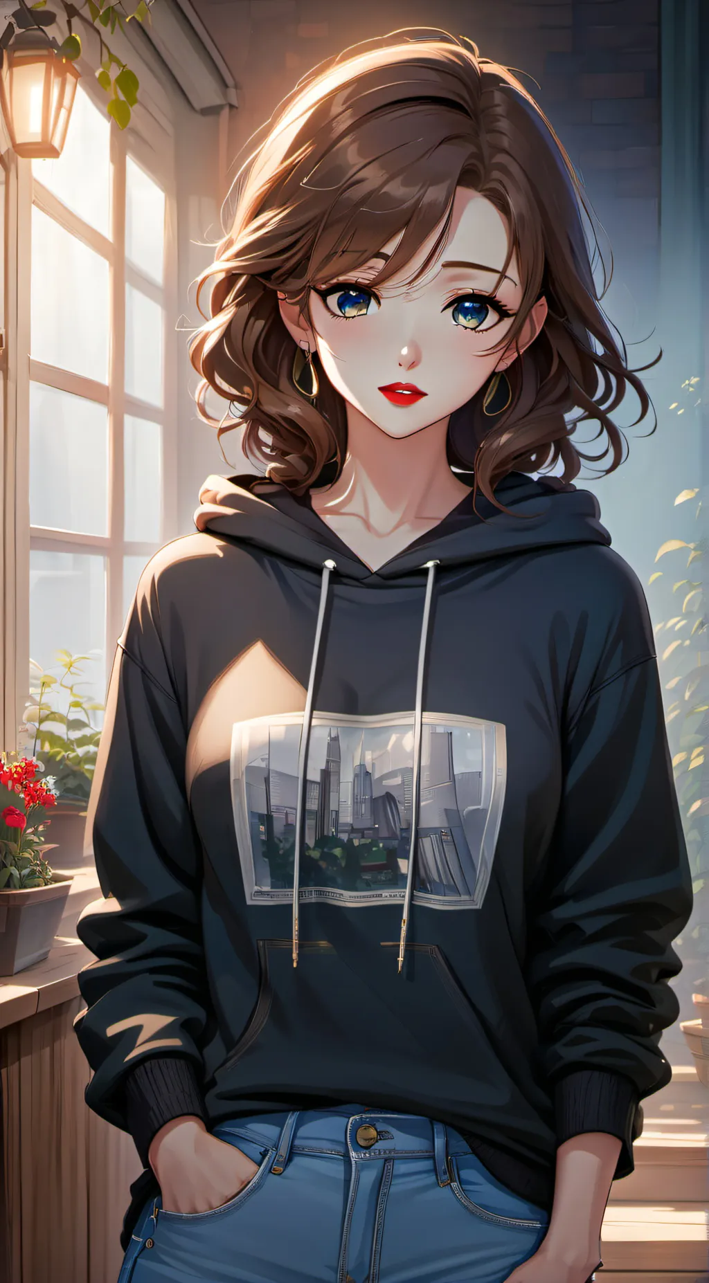 ai character: Leah :) background