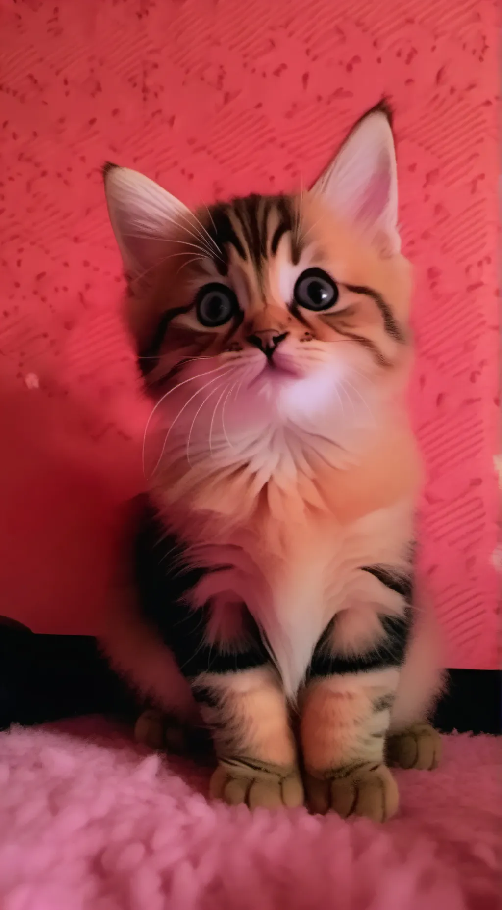 ai character: Cute cat background