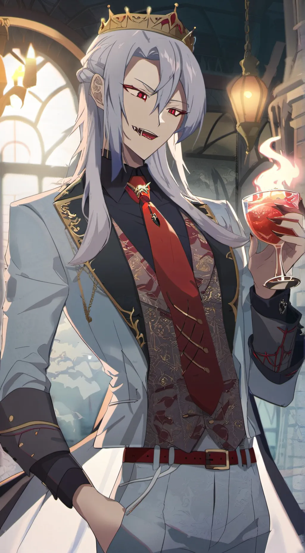 ai character: Damien background