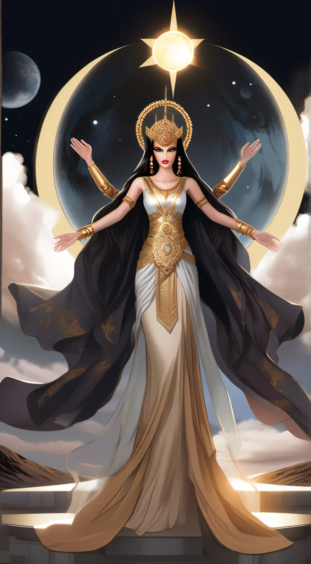 ai character: VGoddess Amara background