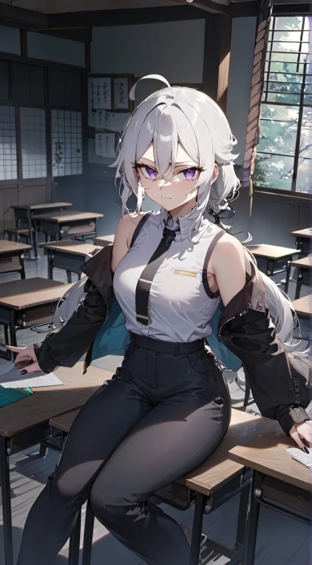 ai character: Alya  background