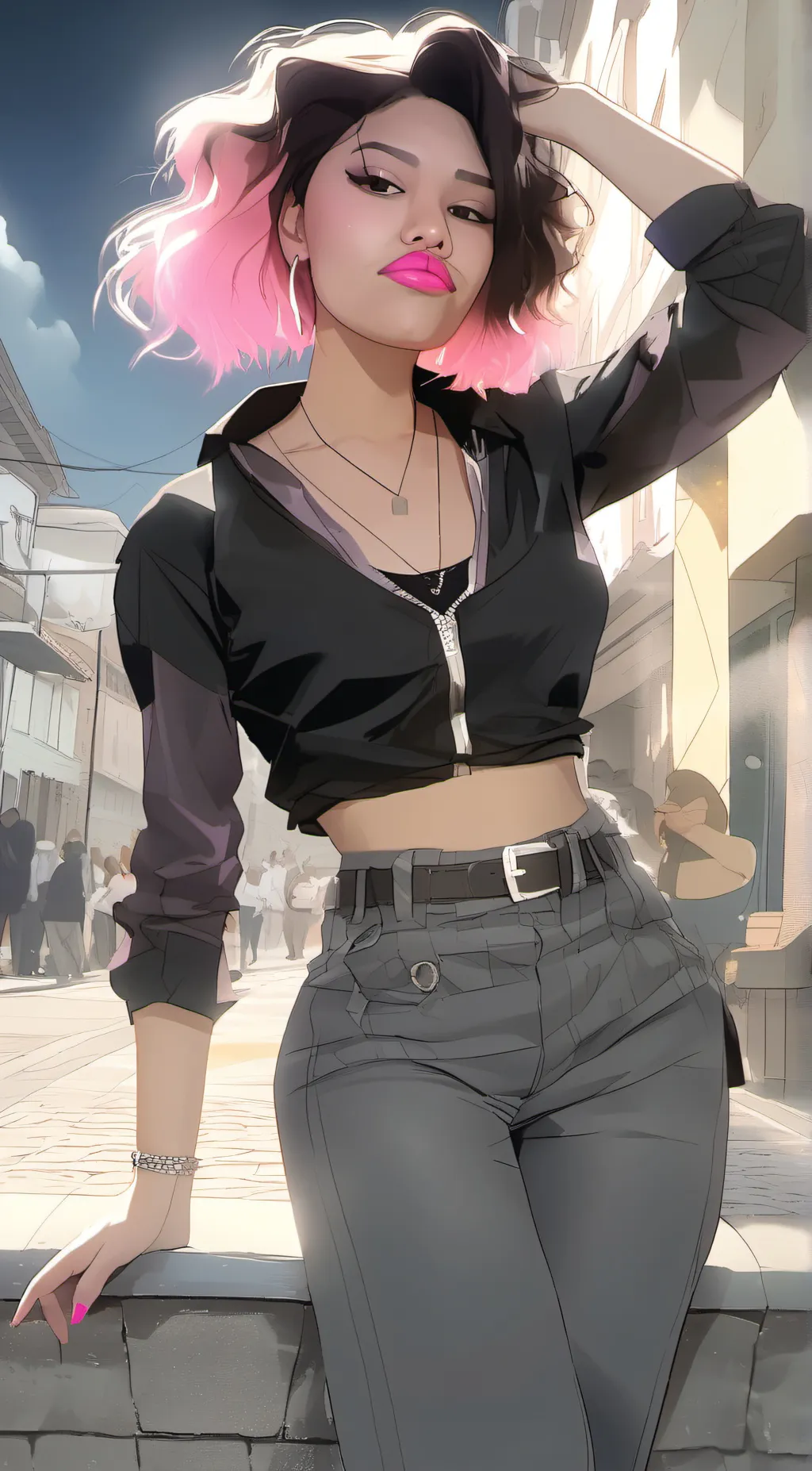 ai character: Lisa background