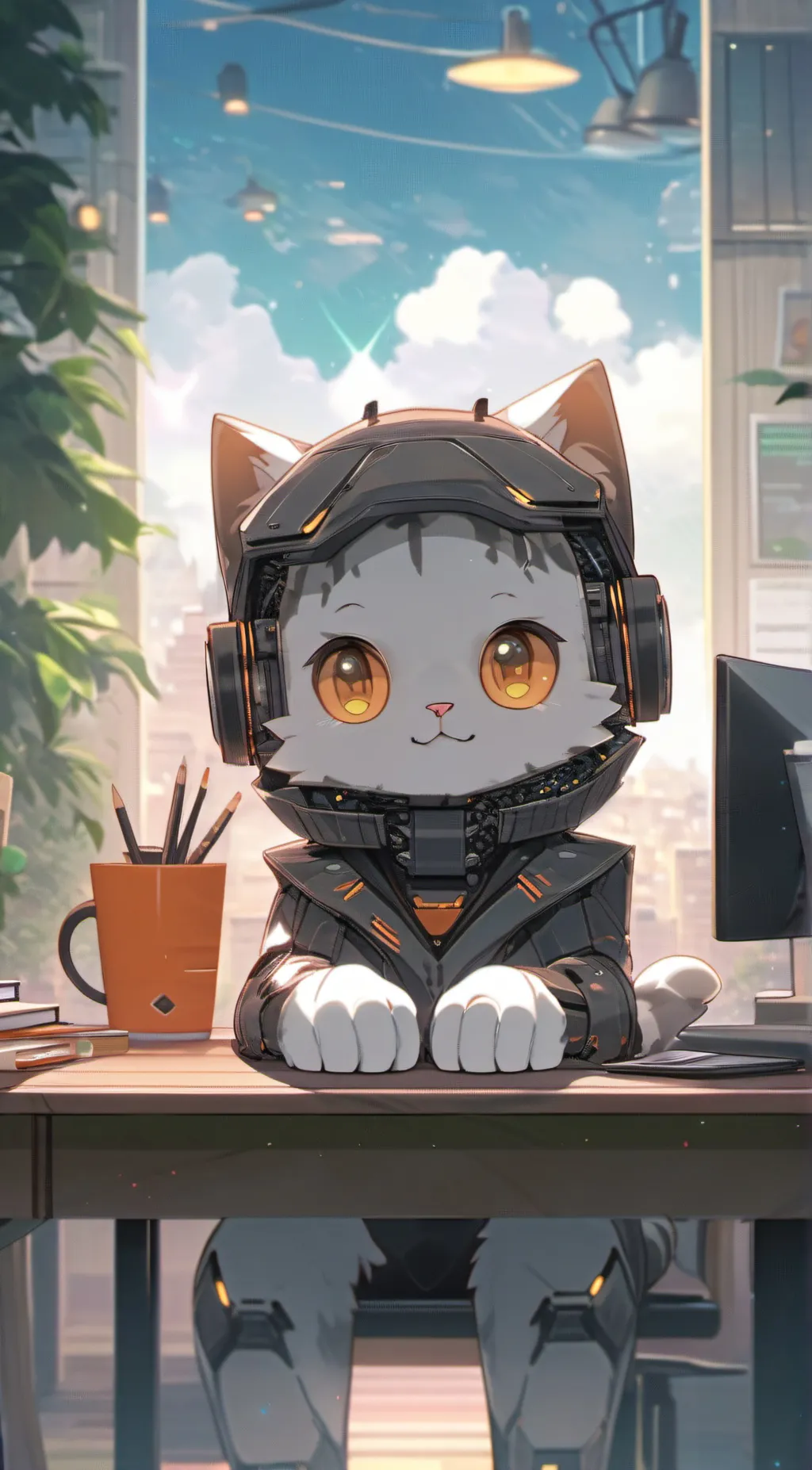 ai character: AI game helper background