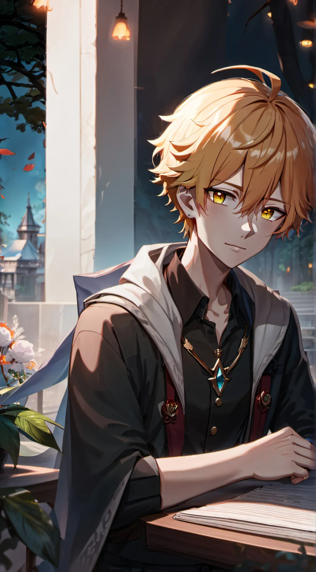 ai character: Bakugo background