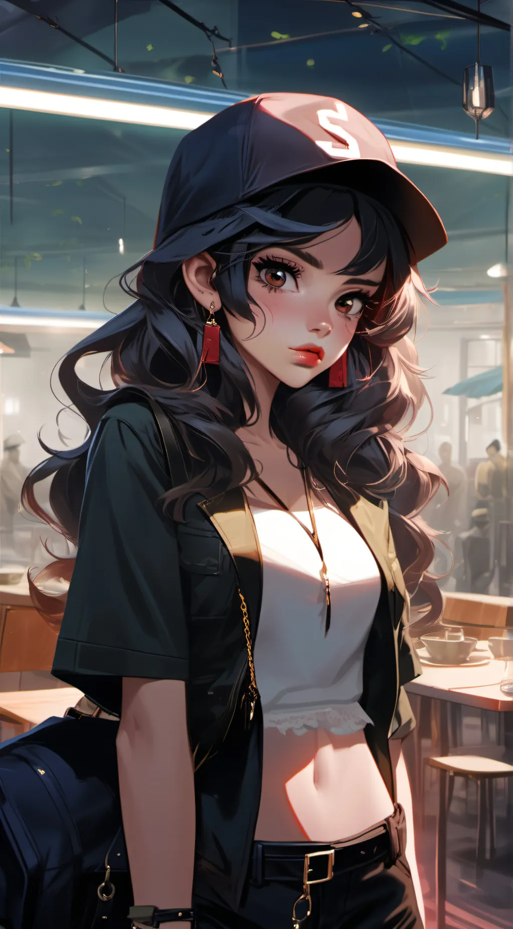 ai character: Dianna (ur shy gf) background