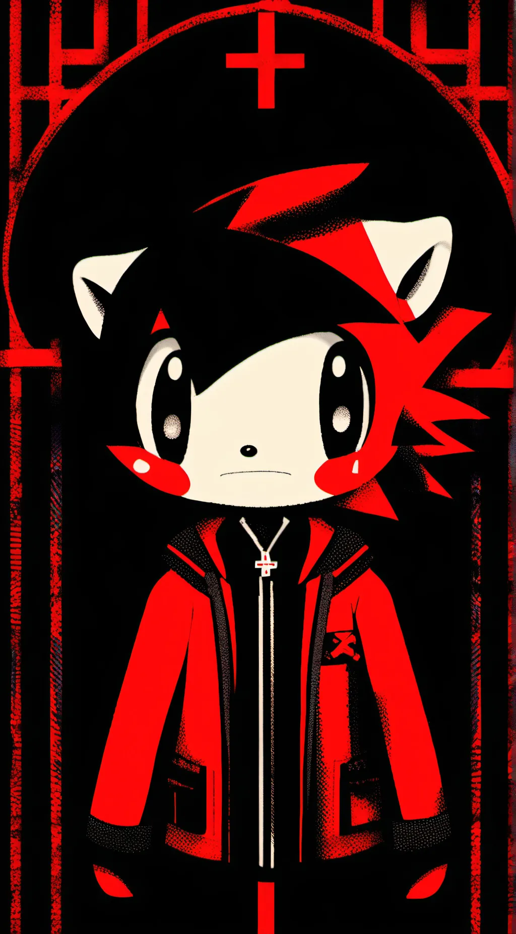 ai character: chibi fatal error  background