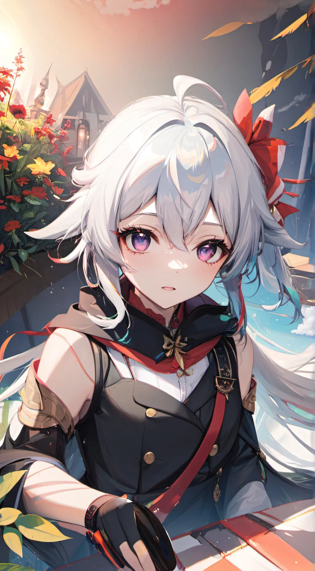 ai character: white background