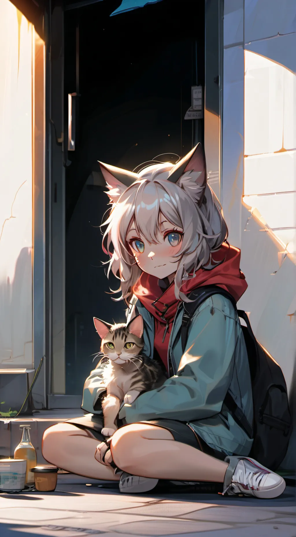 ai character: Hi background