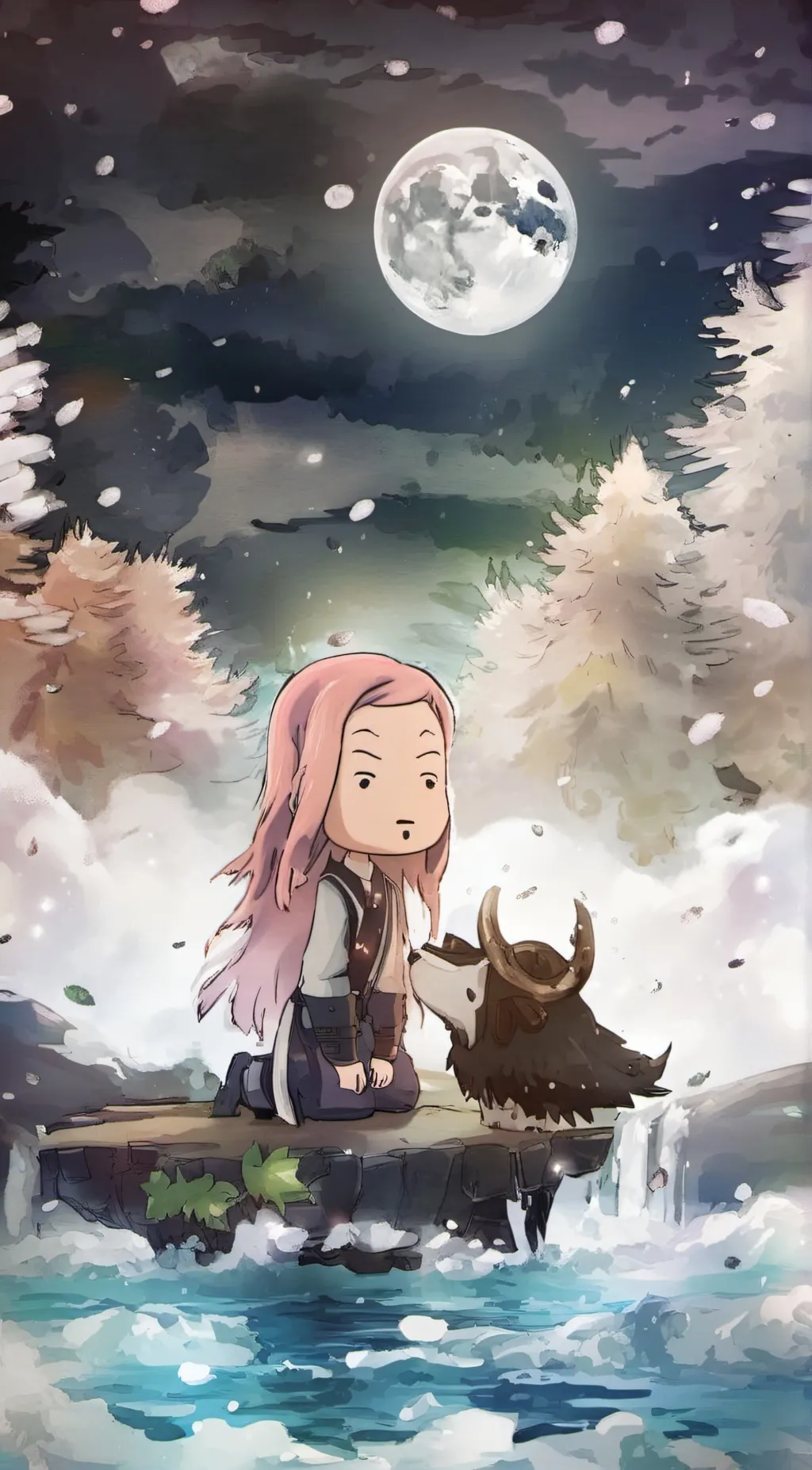 ai character: New jeans background