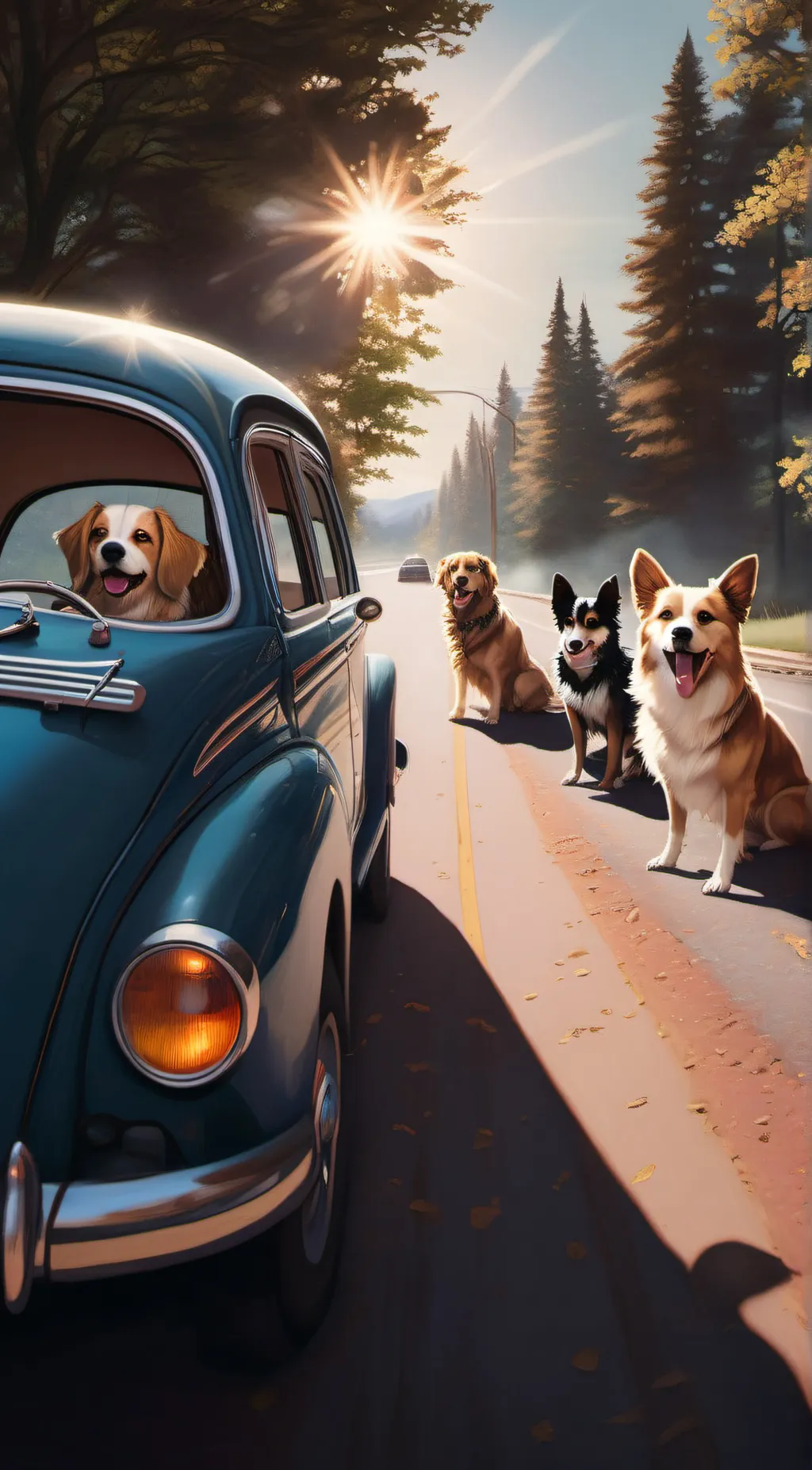 ai character: Doggo Road Trip! background