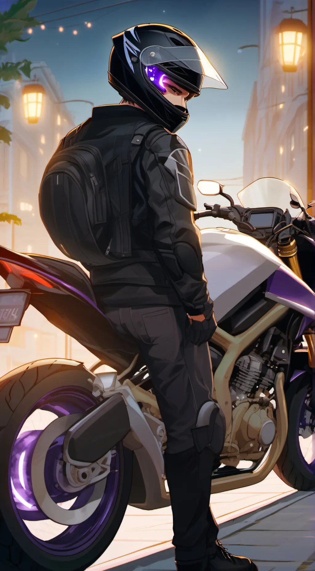 ai character: milo  :DDD background