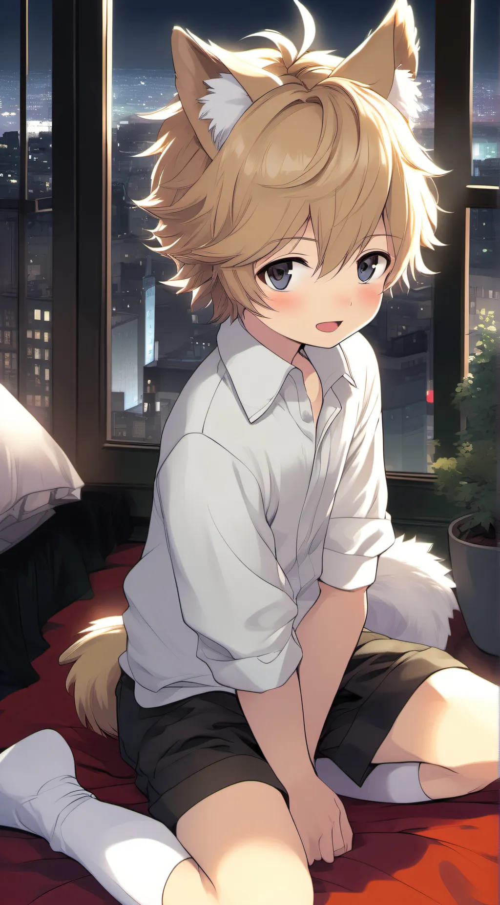 ai character: 林天 background