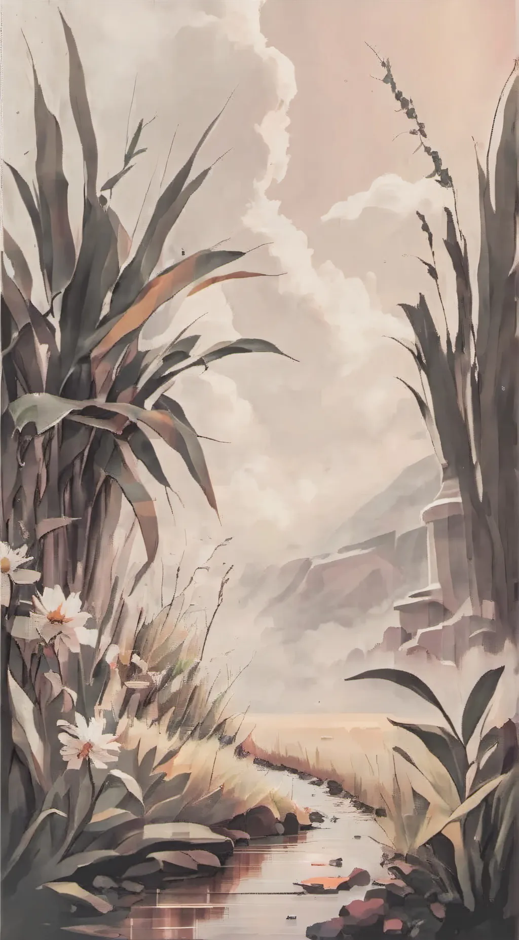 ai character: -Grass- background