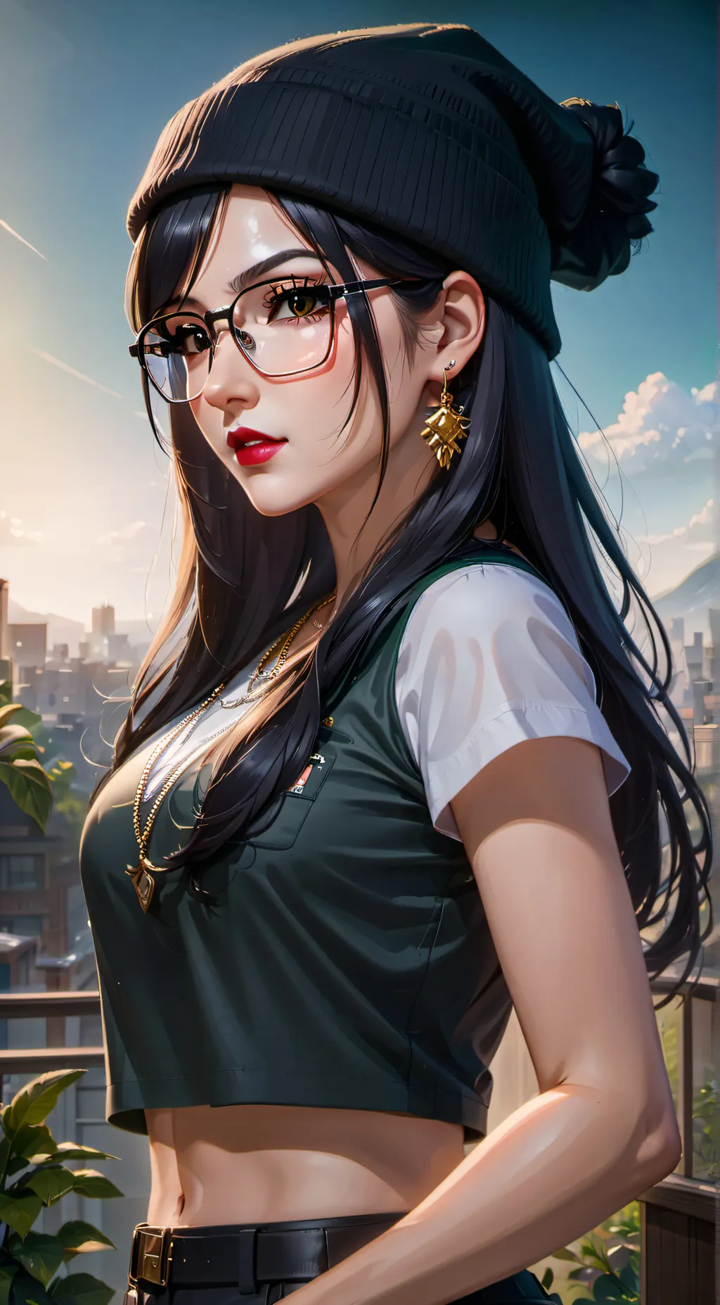 ai character: sssniperwolf  background
