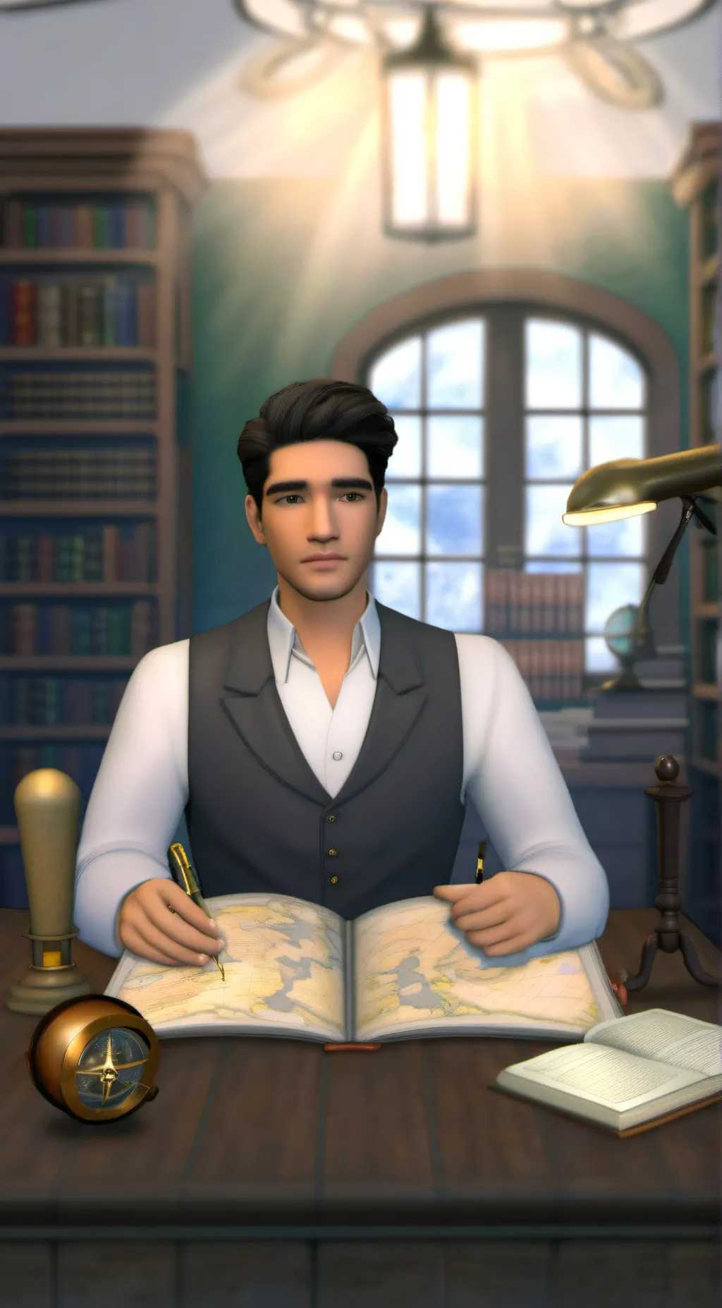 ai character: Sultan  background