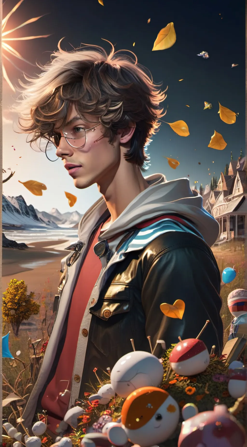 ai character: Pierre  background