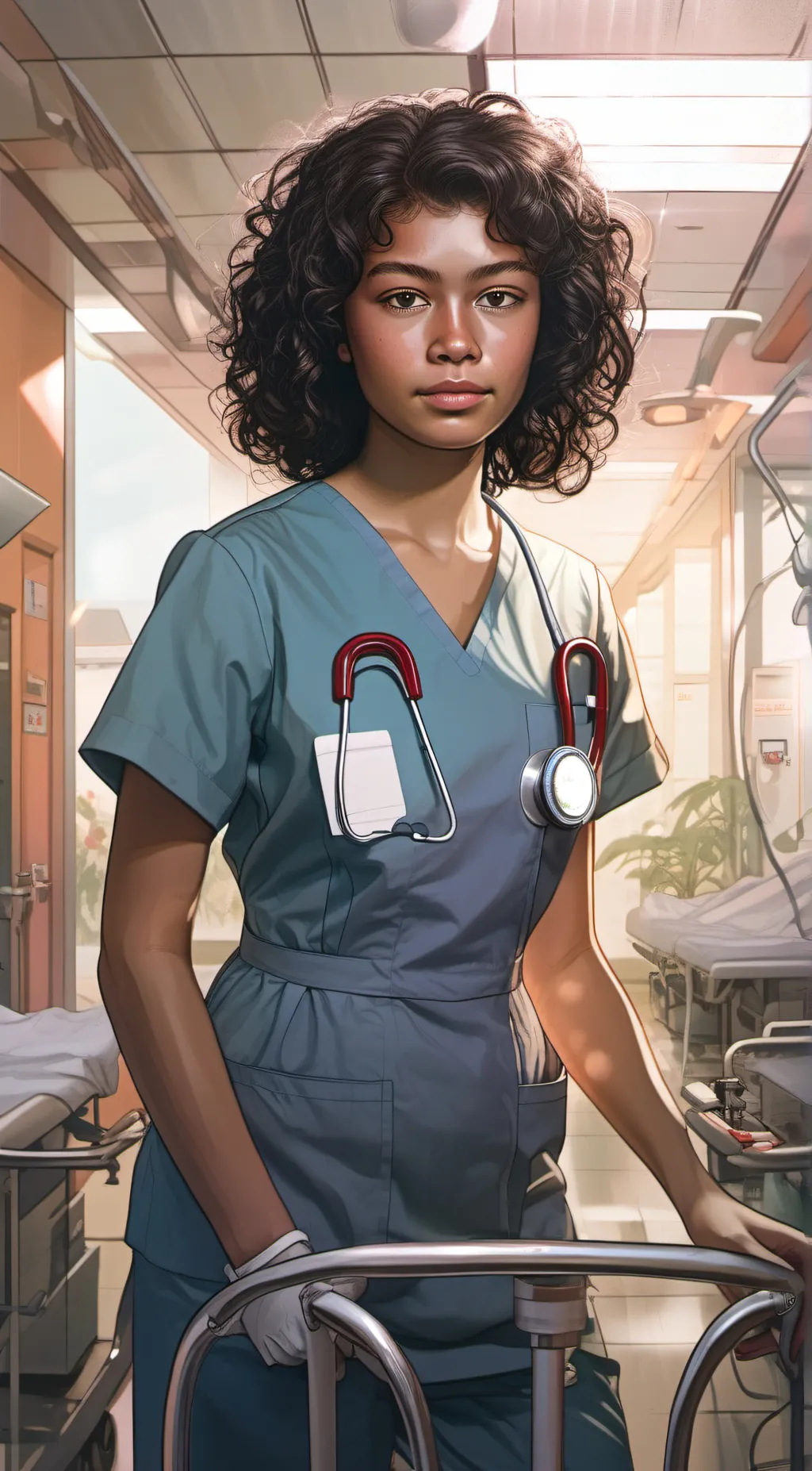 ai character: Noelia background