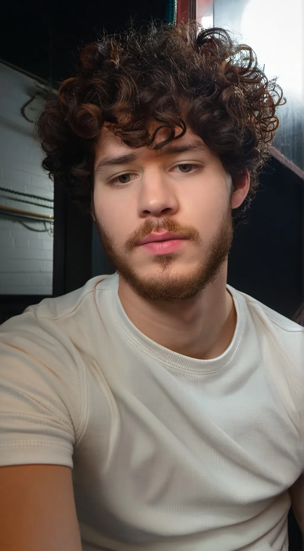 ai character: Jmancurly background