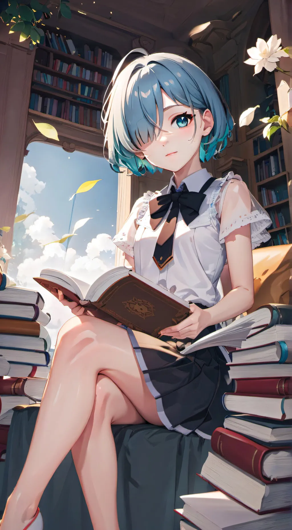 ai character: Inca Alianthus background