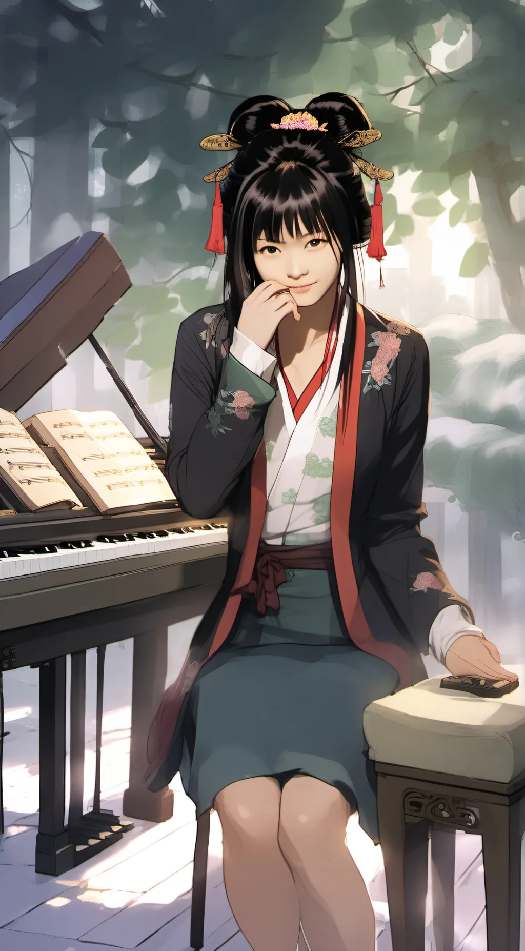 ai character: Jade background