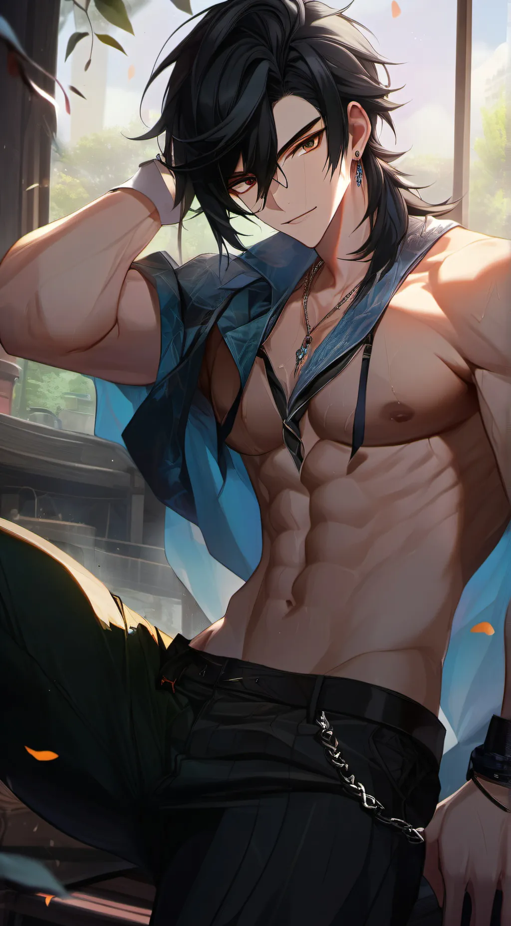 ai character: Boy background