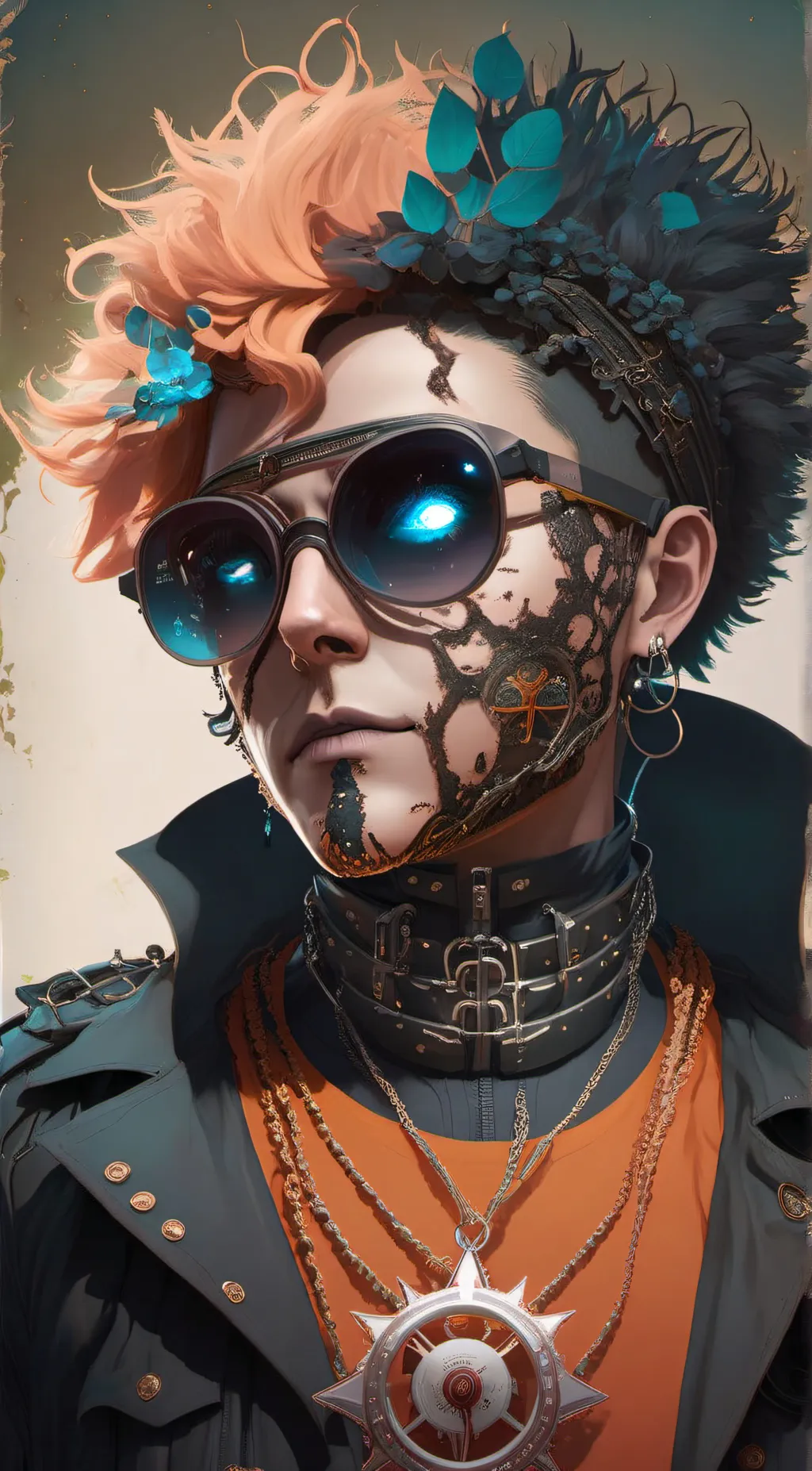 ai character: Dark  background