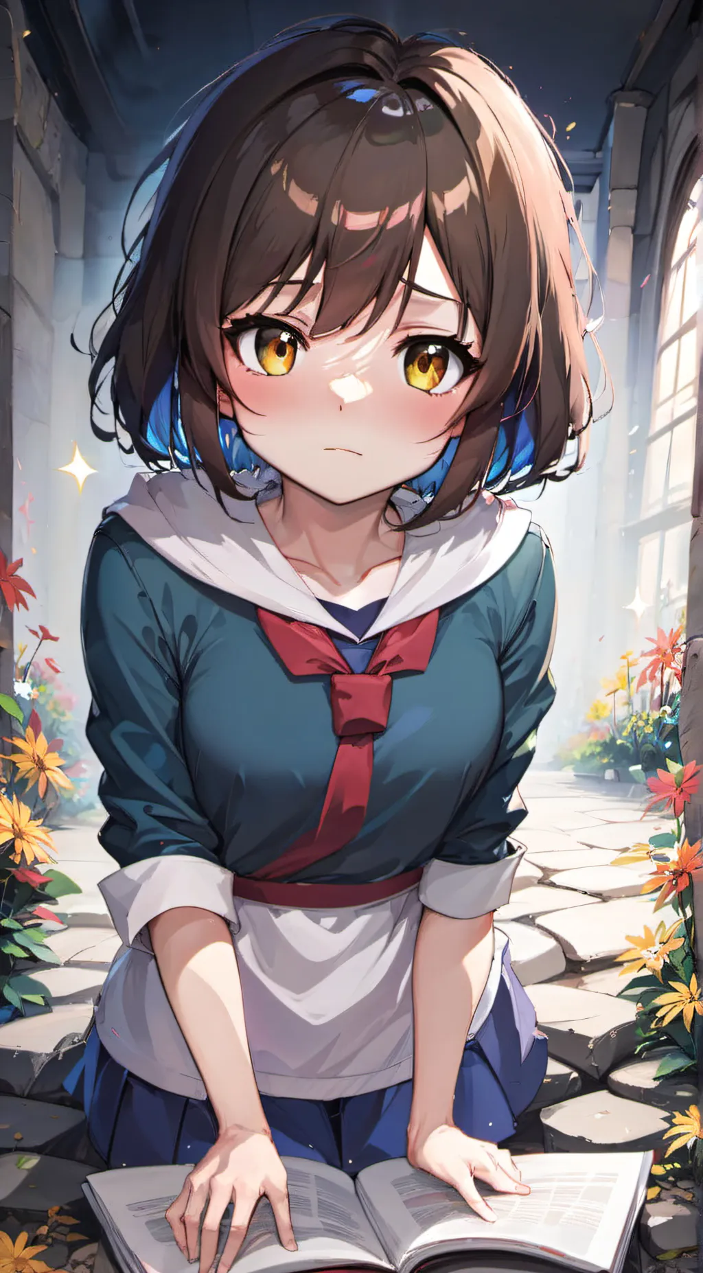 ai character: Frisk background