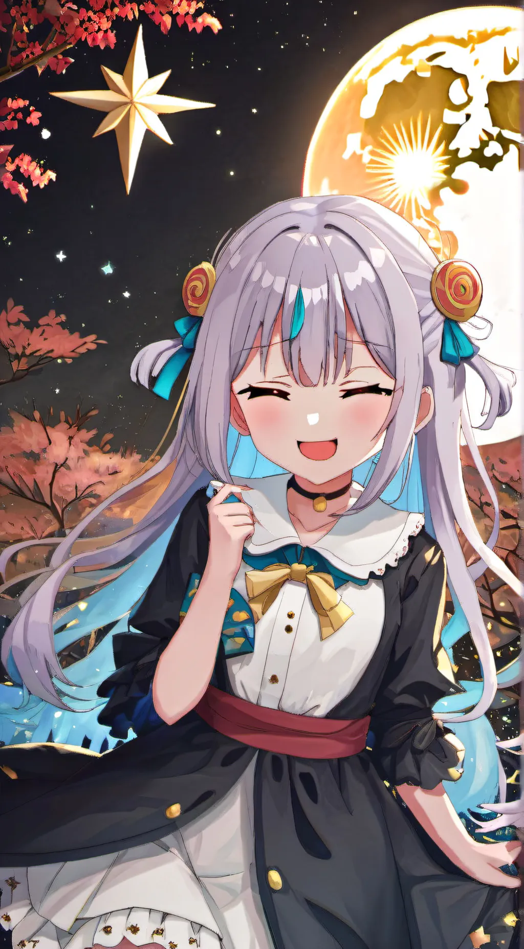 ai character: luna background