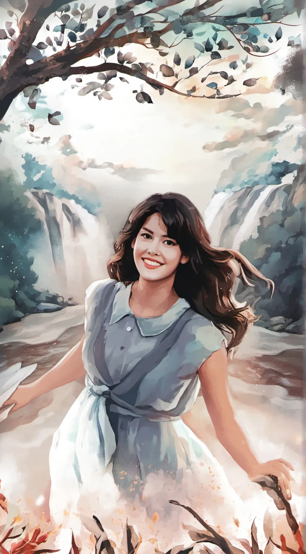 ai character: Lily  background