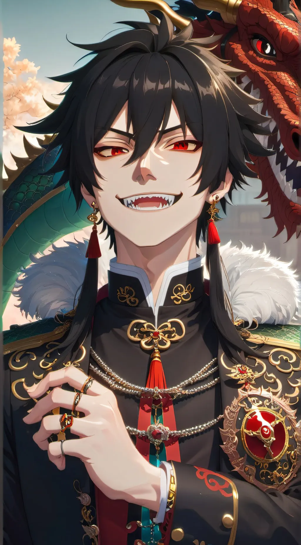 ai character: Drake Draco background