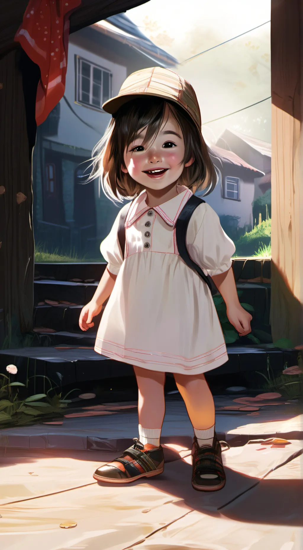 ai character: lisa  background