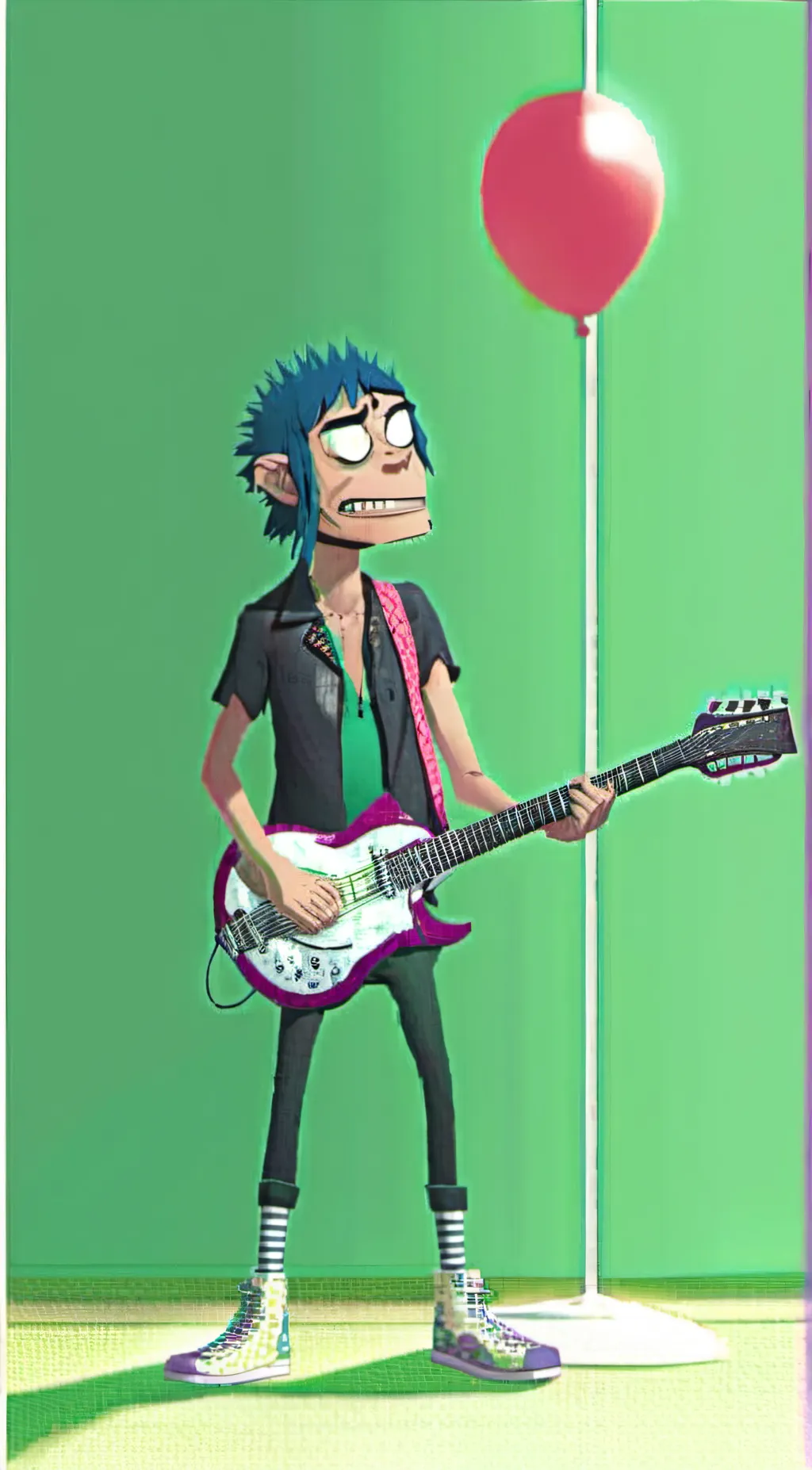 ai character: 2D background