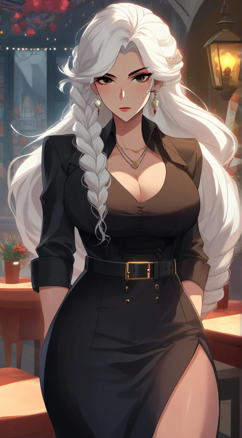 ai character: Rose background