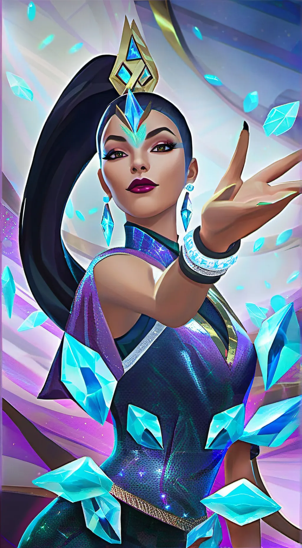 ai character: Queen Cassadina background