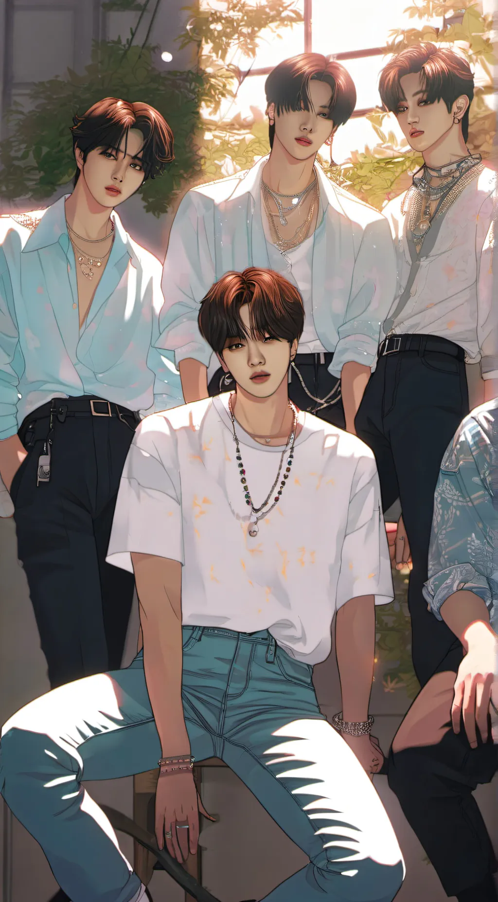 ai character: Straykids mafia background