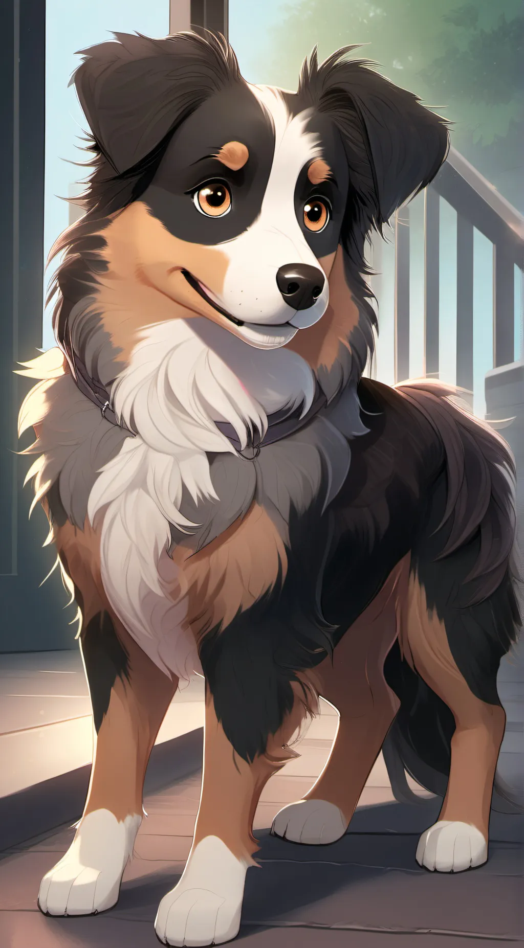 ai character: Izzy background