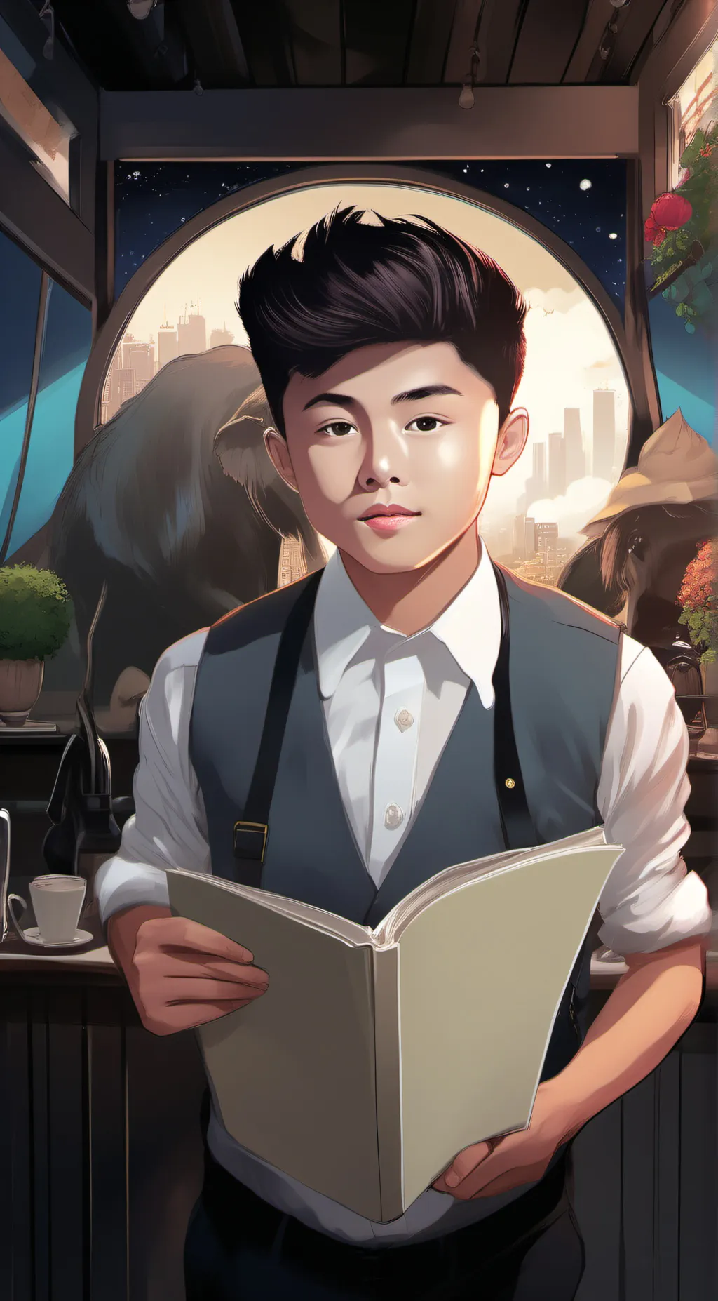 ai character: mimi background