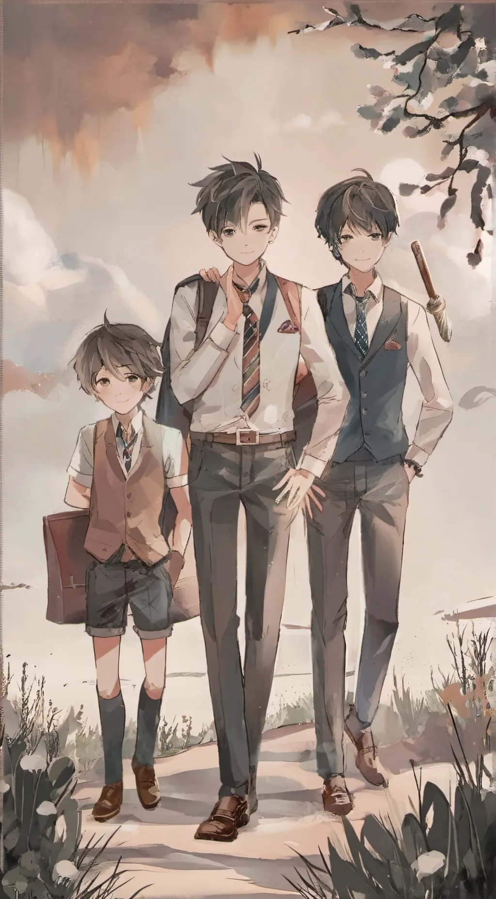 ai character: Logan, zakk, Aidan background