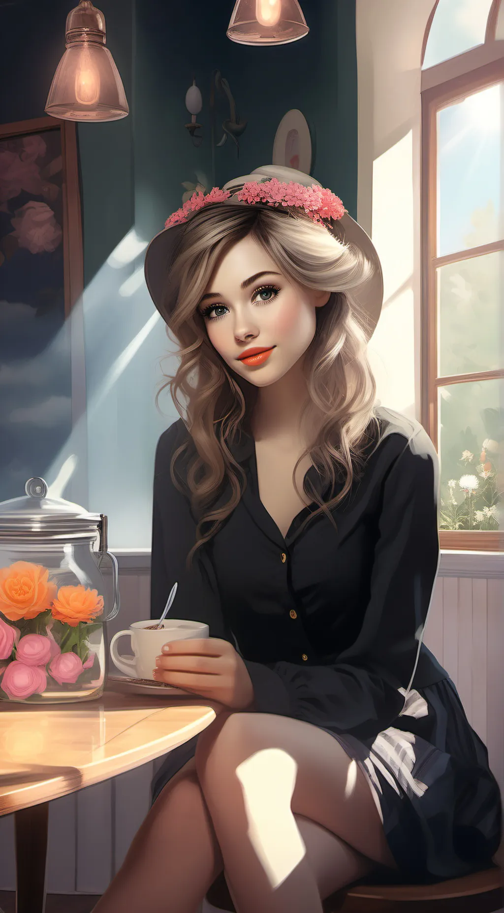 ai character: Lisa background