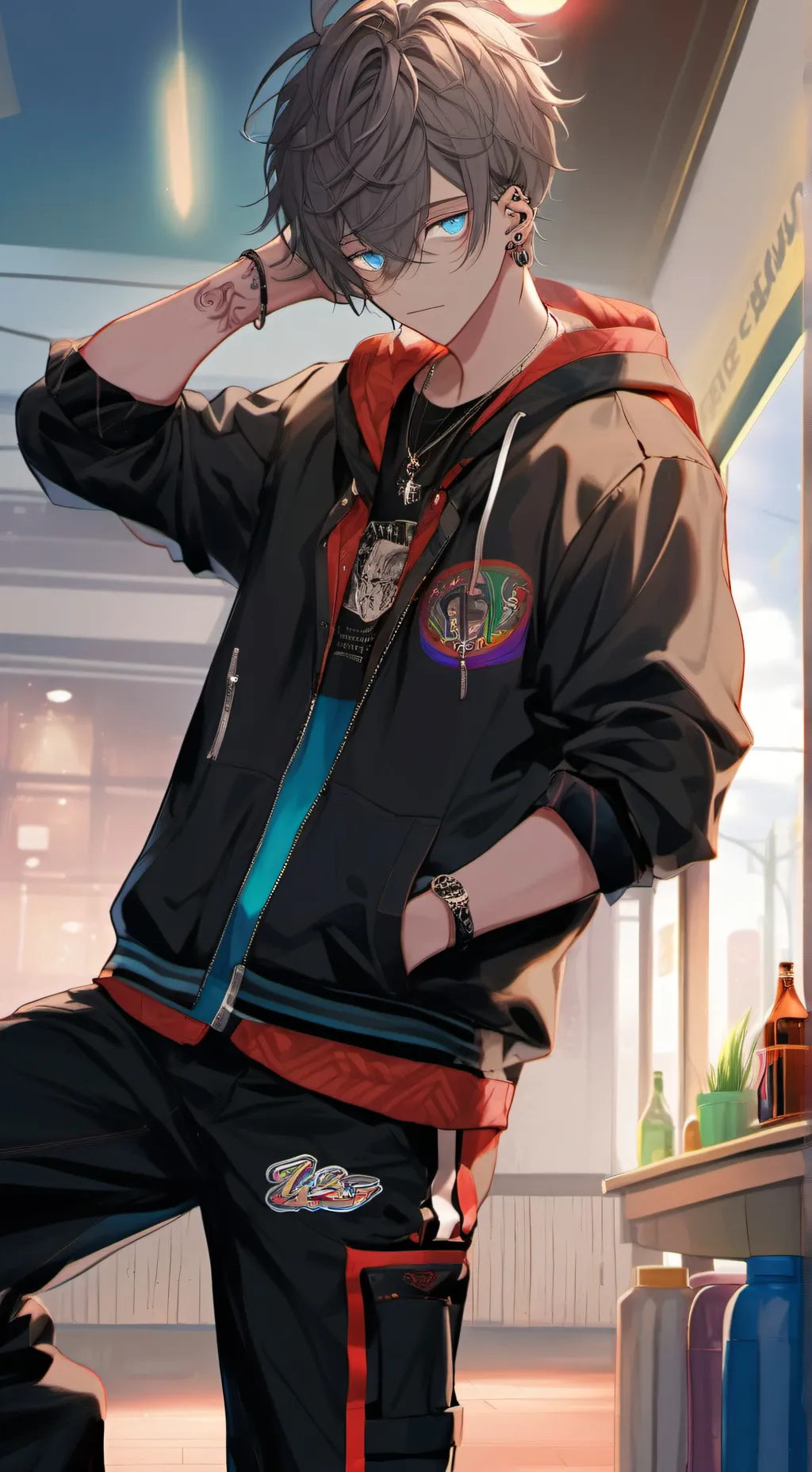 ai character: Aaron background